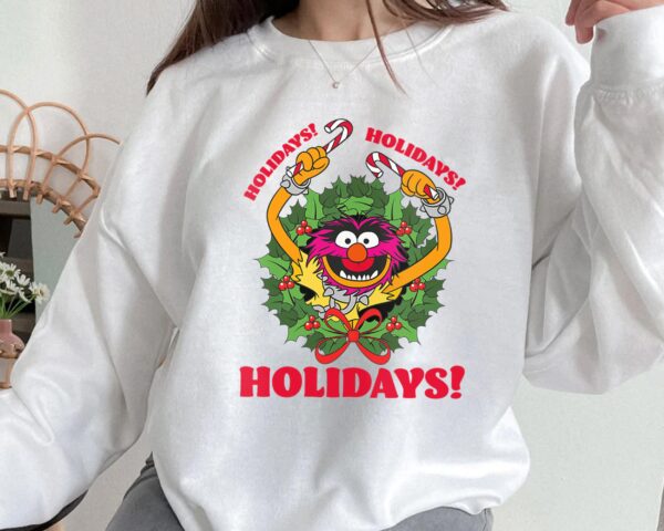 Disney Christmas The Muppets Animal Holidays Sweatshirt