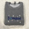 Disney Embroidered Sweatshirt Cute Stitch Gift For Fan