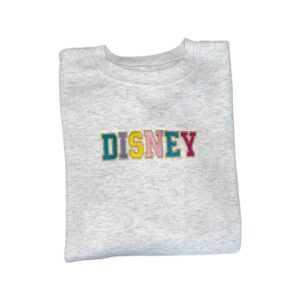 Disney Embroidered Sweatshirt Gift For Fan