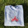 Valentines Day Snoopy Heart Embroidered Sweatshirt