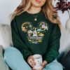 Disney Embroidered Sweatshirt Santa Mickey