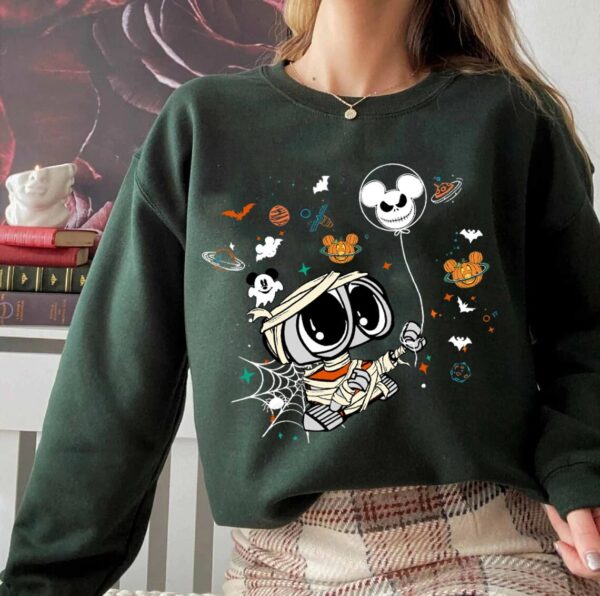 Disney Sweatshirt Mummy Wall E Halloween