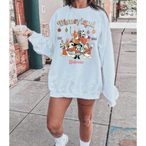 Disneyland Christmas Est 1995 California Sweatshirt