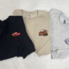 Premium Embroidered Cars Lightning Mcqueen Matching Nike Sweatshirt