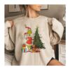 Vintage Snow Melting Grinch Christmas Sweatshirt