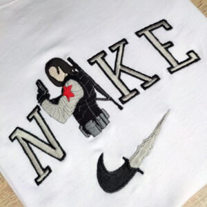 Embroidered Nike Sweatshirt Matching Comic Solider