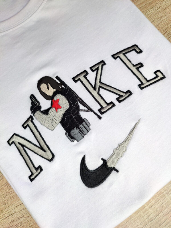 Embroidered Nike Sweatshirt Matching Comic Solider