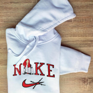 Embroidered Nike Sweatshirt Matching Comic Women Hero