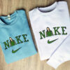 Embroidered Nike Sweatshirt Matching Comic Solider