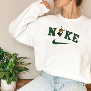 Vintage Nike Sweatshirt Matching Loki Marvel Comics