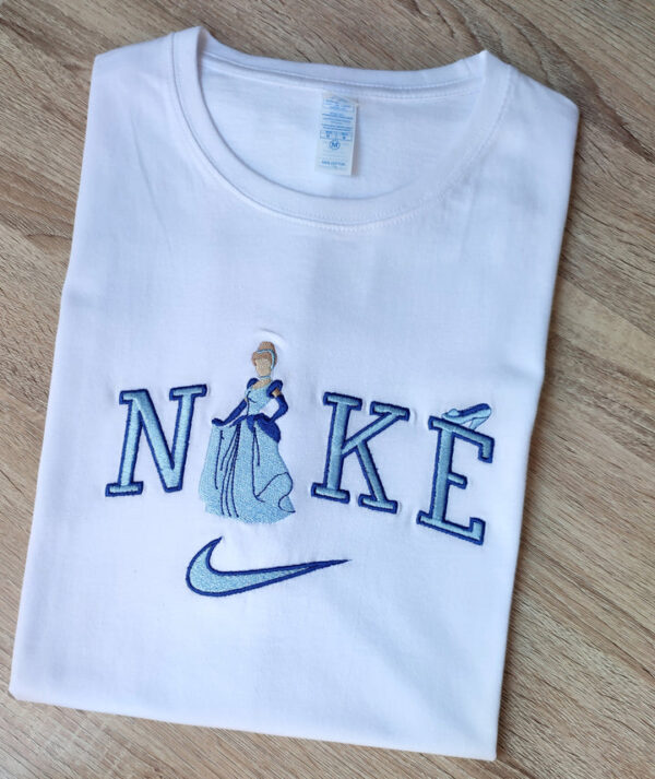 Embroidered Nike Sweatshirt Matching Princess Movie Character