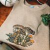 Vintage Cute Hedgehog Embroidered Sweatshirt