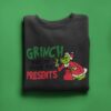 The Nice Nurse Is On Vacation Grinch Christmas Sweatshirt