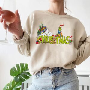 Funny Grinch Shirt Grinch Christmas 2024 Sweatshirt