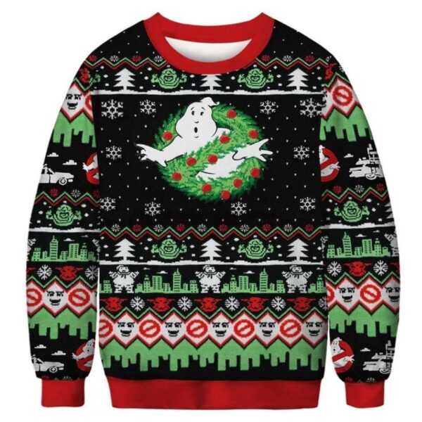 Ghost Busters Christmas Ugly Sweater