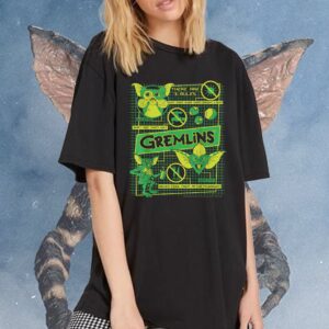 Gremlins Three Rules Schematics T-Shirt