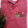 Grinch Embroidered Sweatshirt Be Kind Christmas Shirt