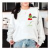 Grinch Embroidered Sweatshirt Ho Christmas