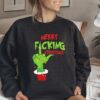 100% Chance I’d Rather Be At Home Grinch Xmas Shirt