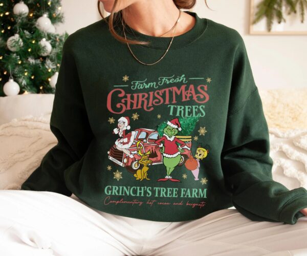 Grinch’s Tree Farm Fresh Christmas Sweatshirt