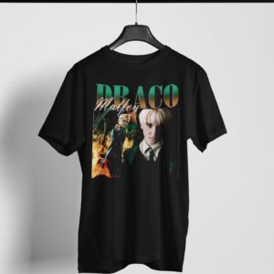 Harry Potter Christmas Shirt Draco Malfoy Vintage