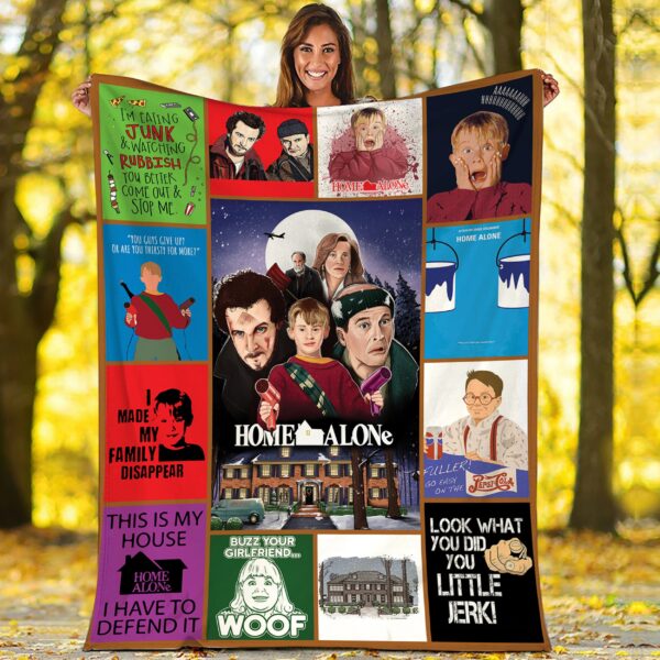 Home Alone Fleece Blanket Christmas Gifts