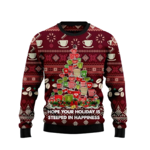 Hope Your Holiday In Happiness Ugly Christmas Sweater