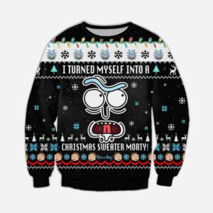 I Turned Myself Into A Christmas Sweater Ugly