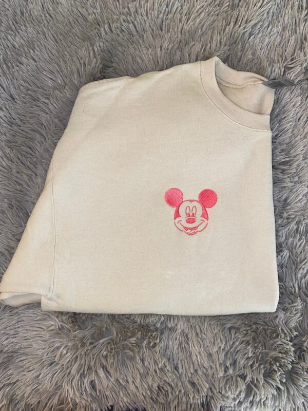 Vintage Mickey Mouse Embroidered Sweatshirt Gift For Lover