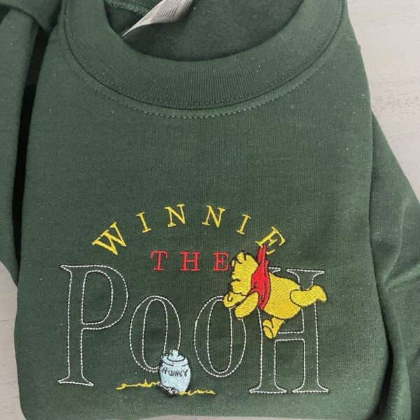 Winnie The Pooh Embroidered Sweatshirt