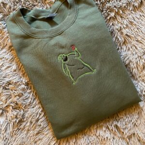 Vintage Embroidered Sweatshirt Inspired Oogie Boogie