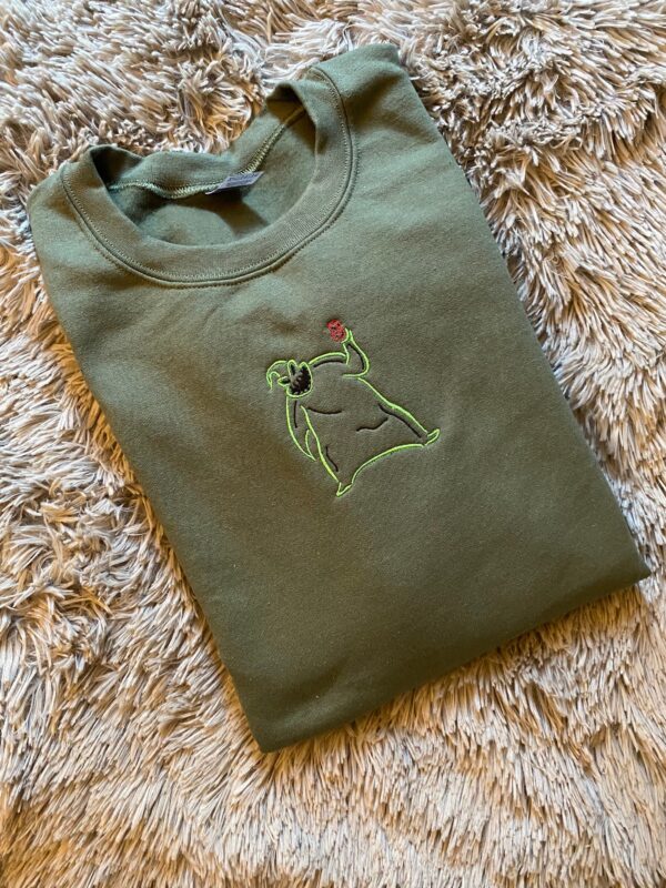 Vintage Embroidered Sweatshirt Inspired Oogie Boogie