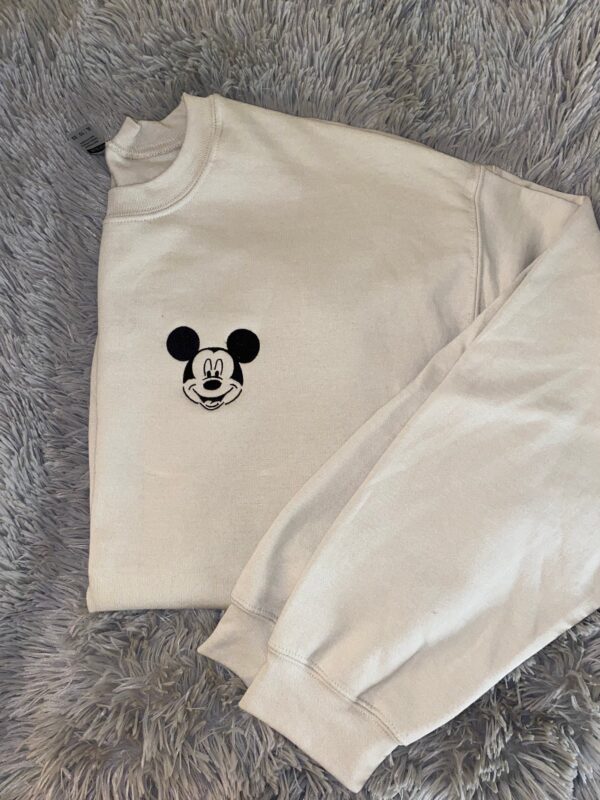 Vintage Mickey Mouse Embroidered Sweatshirt Gift For Lover