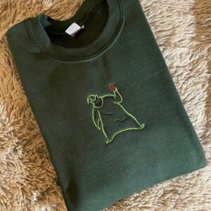 Vintage Embroidered Sweatshirt Inspired Oogie boogie