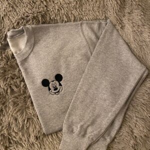 Vintage Mickey Mouse Embroidered Sweatshirt Gift For Lover