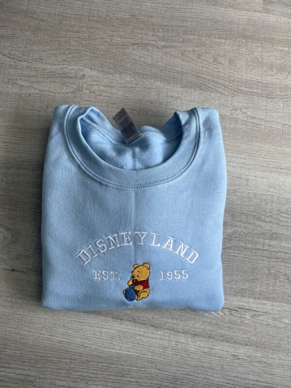 Vintage The Pooh Disneyland Est 1955 Embroidered Sweatshirt