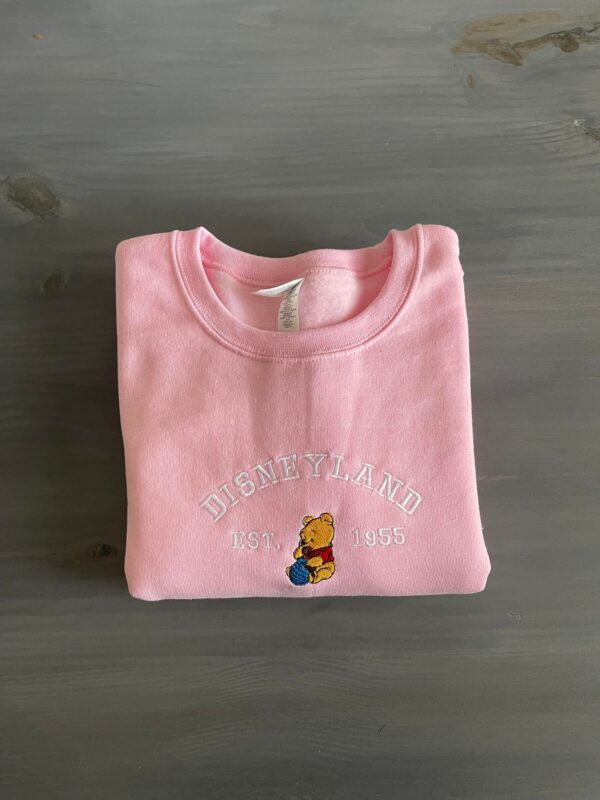 Vintage The Pooh Disneyland Est 1955 Embroidered Sweatshirt