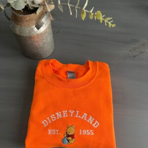 Vintage The Pooh Disneyland Est 1955 Embroidered Sweatshirt