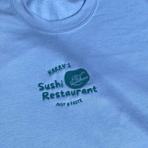 Harry Sushi Restaurant Embroidered Sweatshirt Hoodie Tee