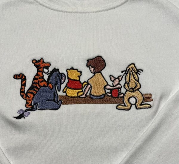 Winnie The Pooh And Friends Embroidered Sweatshirt