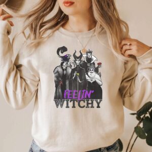 Disney Sweatshirt Halloween Fellin Witchy