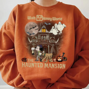 Disney Sweatshirt Inspired Mickey In The Haunted Mansion Film