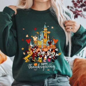 Disney Characters Happy Thanksgiving Sweatshirt