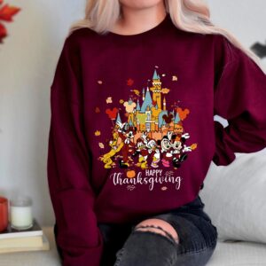 Disney Characters Happy Thanksgiving Sweatshirt