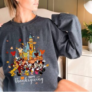 Disney Characters Happy Thanksgiving Sweatshirt