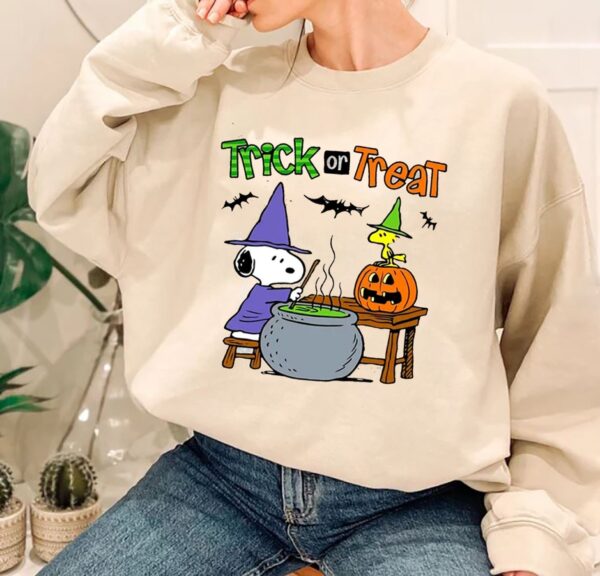 Trick Or Treat Snoopy Halloween Sweatshirt