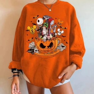 Nightmare Before Christmas Sally Hoodie Sweatshirt Jack Friends Halloween