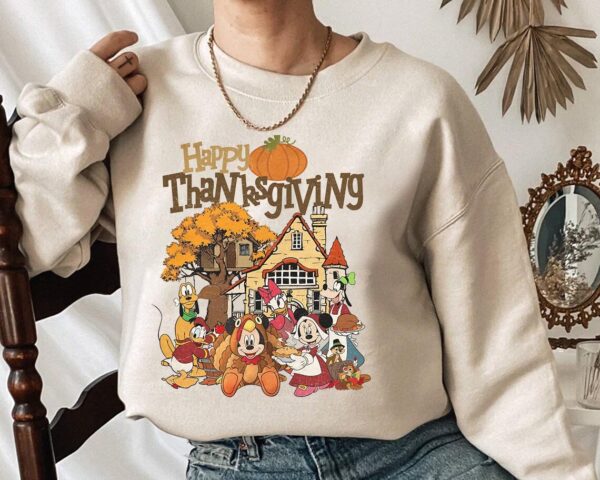 Mickey Mouse Thanksgiving Shirt Happy Disney