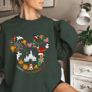 Mickey Mouse Thanksgiving Shirt Happy HalloThanksMas