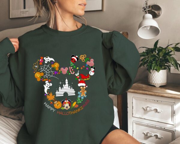 Mickey Mouse Thanksgiving Shirt Happy HalloThanksMas